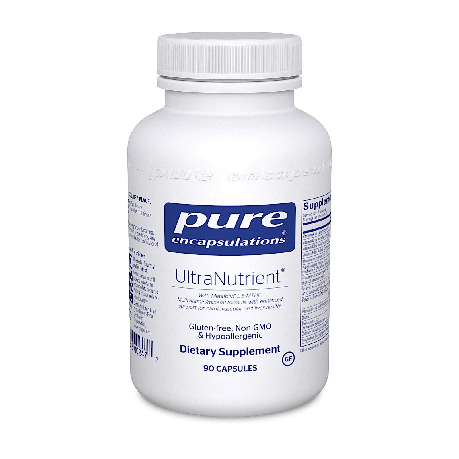 Pure Encapsulations, UltraNutrient, 90 Capsules UPC 766298002477 | HiLife Vitamins